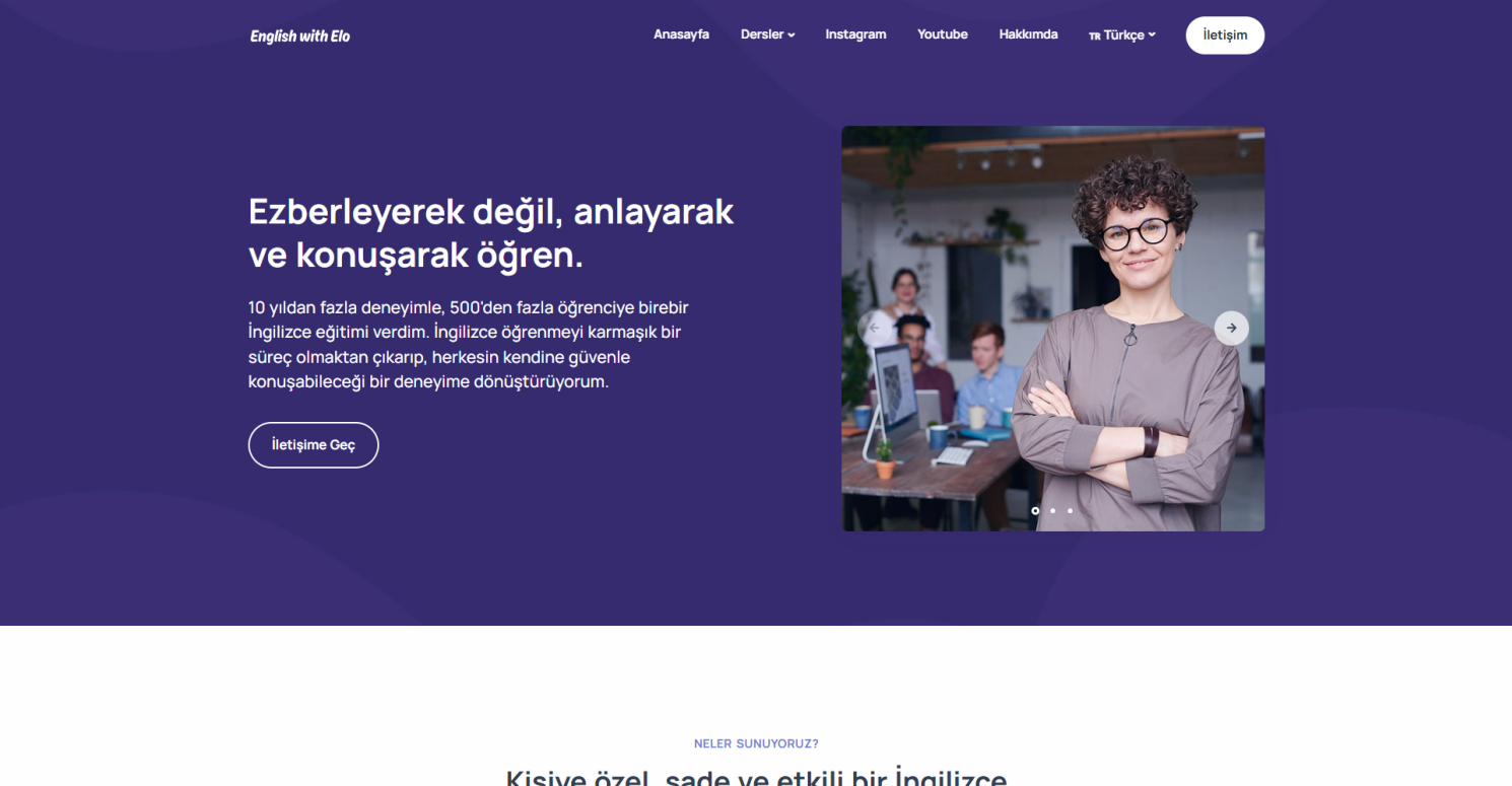 English with Elo Web Sitesi